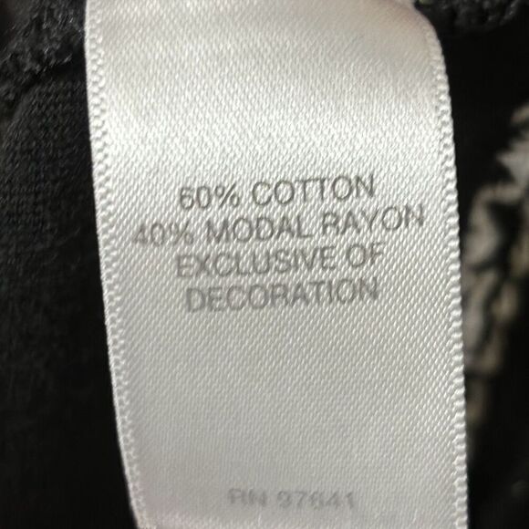 J. Jill black scattered daisy print with embroidery sleeveless maxi dress 2X - Picture 12 of 12